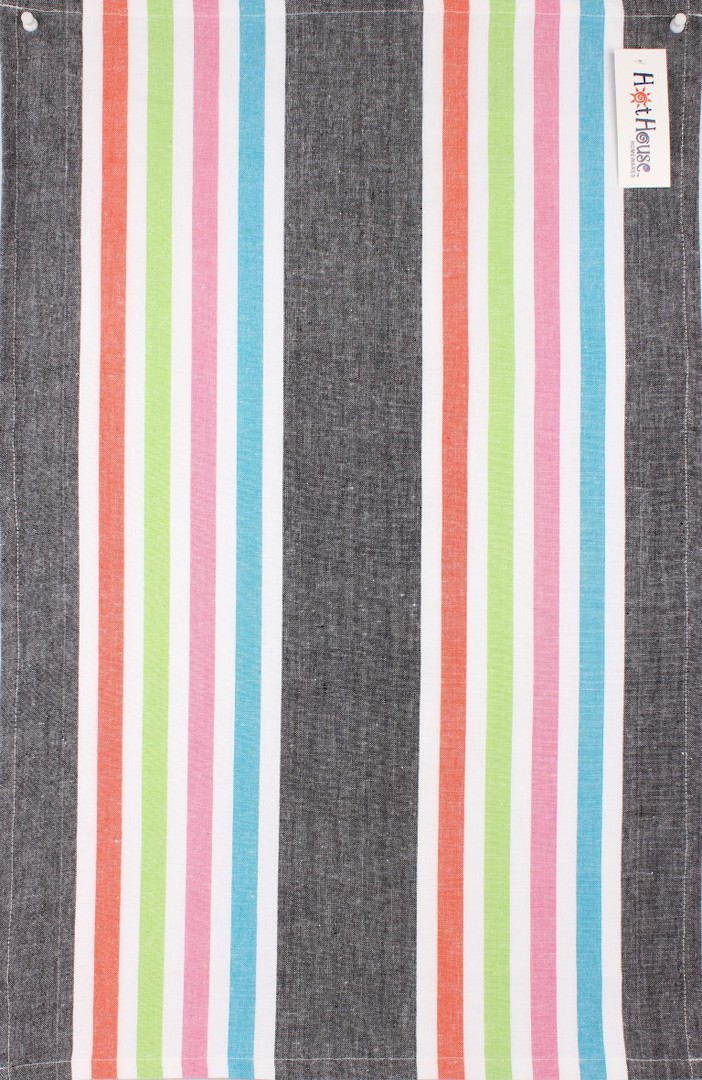 Tea towel 'Atlanta stripe' multi Code: T/T- ATL/STR/MUL image 0